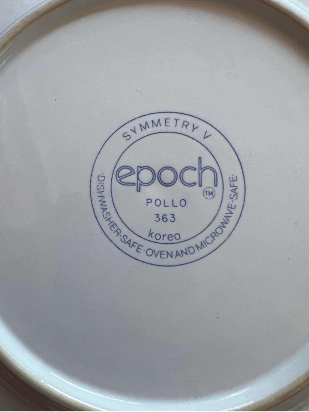 Epoch Pollo Duck Dinner Platter 10.75” Stoneware 80s Vintage Set of 4 - Picture 7 of 7